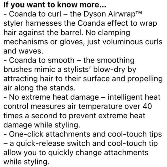 Dyson Air Wrap Styler in Pink & Gray with 1 Long Barrel Attachment - Picture 10 of 16